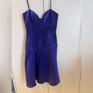 Silk Emporio Armani Purple Dress